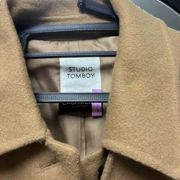 [BUNJANG] Tomboy Camel Coat / 톰보이 카멜 코트