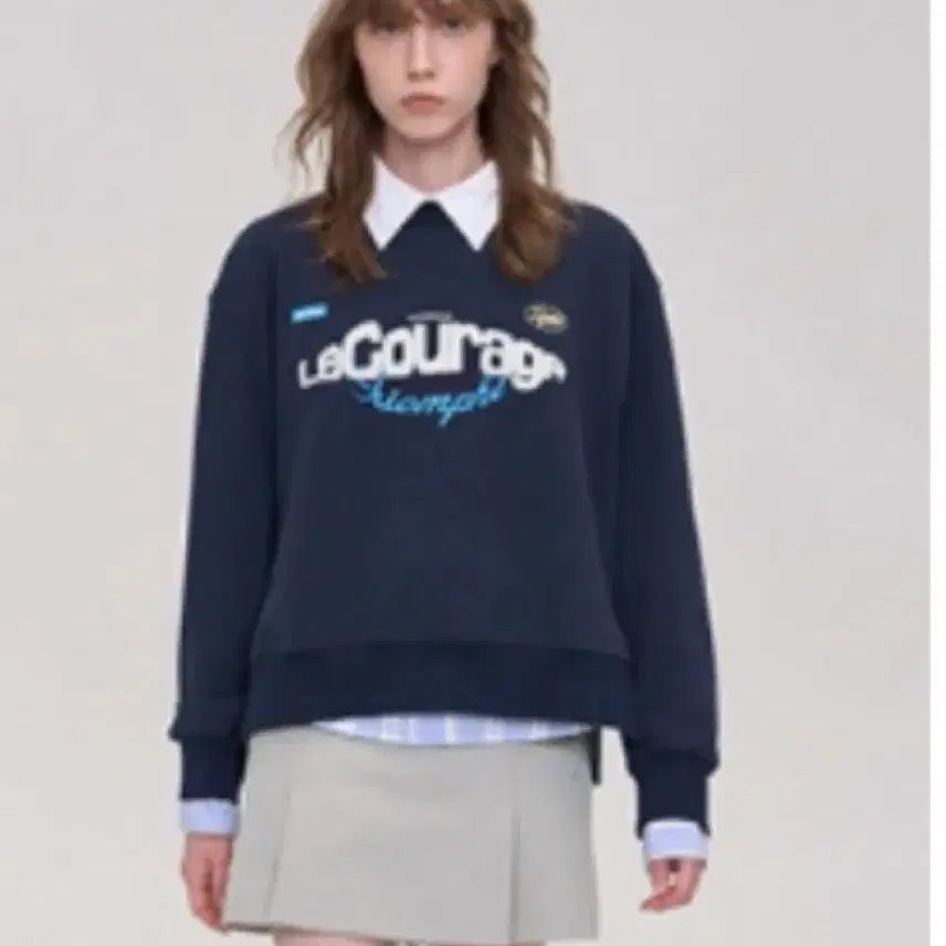 [BUNJANG] System Embroidered Sweatshirt / 시스템 자수 스웻셔츠