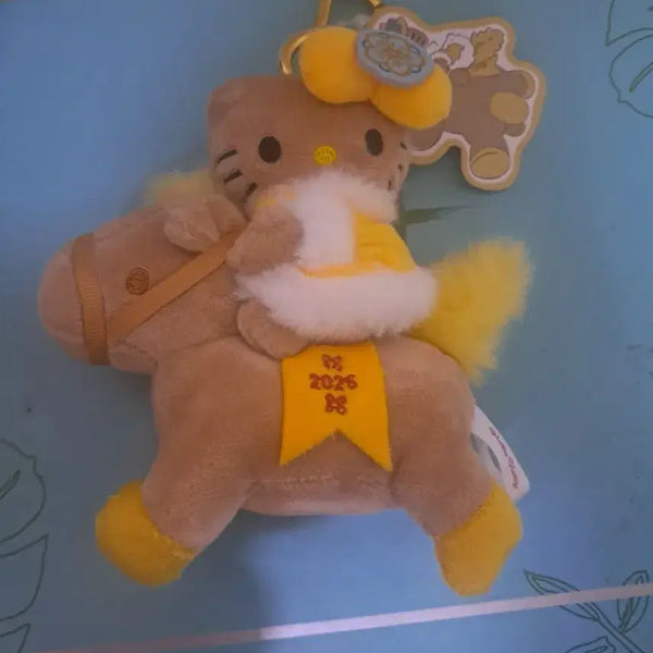 [BUNJANG] Authentic Hello Kitty Horse Plush Charm 2026 Edition / 정품헬로키티 말 인형 키링 2026