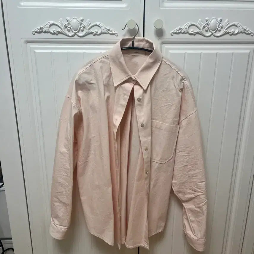 [BUNJANG] o,rosy Mool Shirts (Light Pink) / 오이니 [o,rosy] mool shirts - 2color 연핑크