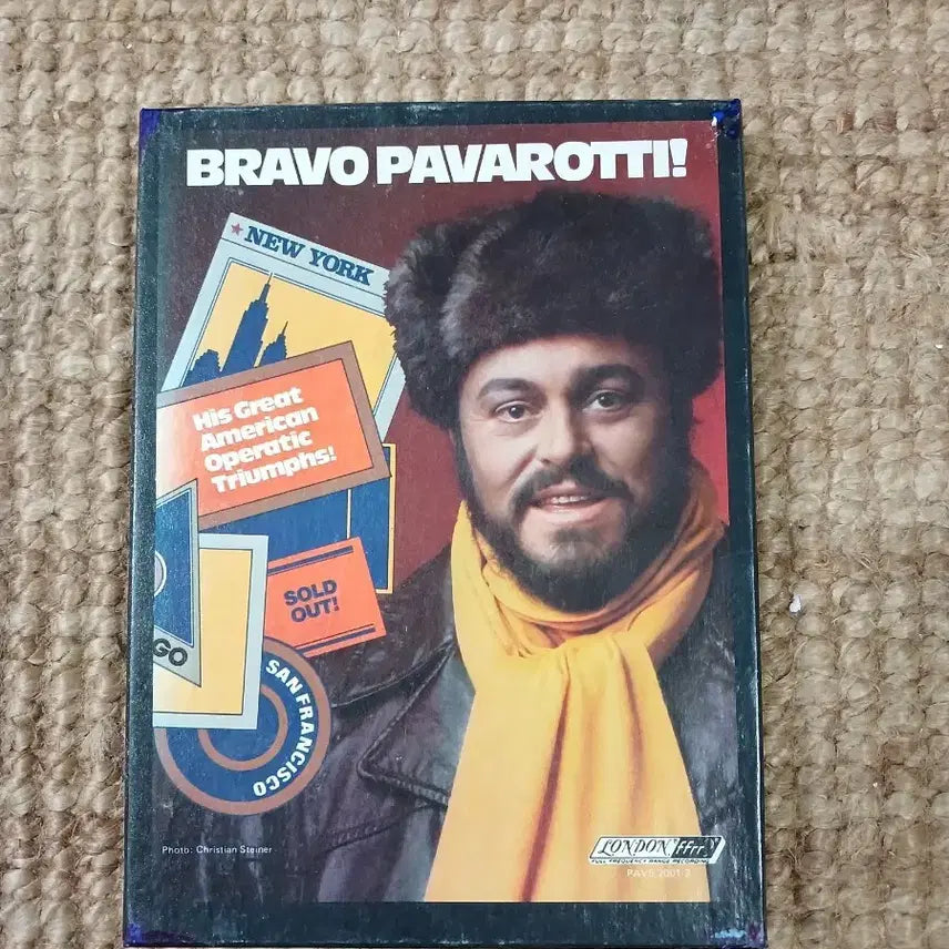 [BUNJANG] Luciano Pavarotti Bravo Pavarotti! Cassette Album Set / 파바로티 브라보 카세트 양장본세트앨범