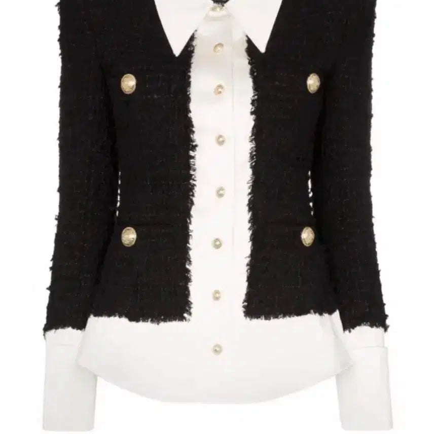 [BUNJANG] Jennie Balmain Red Phone Tweed Jacket / 구함)) 제니 발망 레드폰 트위드 자켓