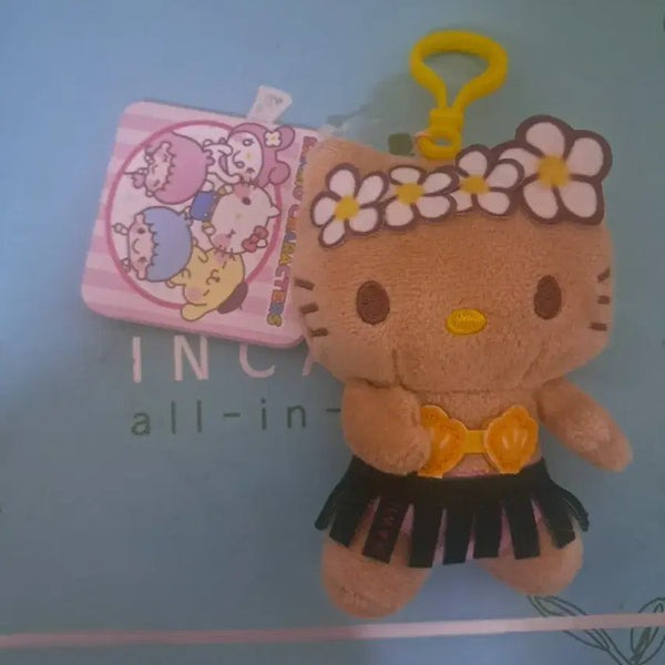 [BUNJANG] Sanrio Hello Kitty Hawaiian Hula Keychain / 정품산리오 키티 하와이안 훌라 키링