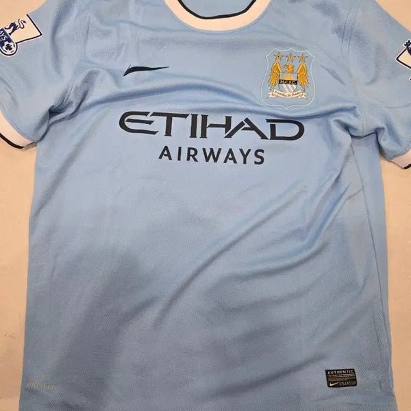 [BUNJANG] Manchester City Aguero 2013-2014 Home Jersey / 맨체스터 시티 유니폼 아구엘 13~14
