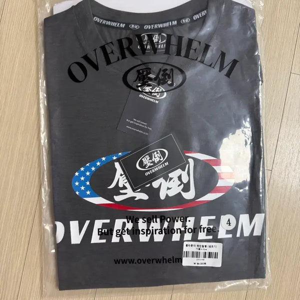 [BUNJANG] Apdoh All-Rounder T-Shirt (US Flag, Size 4) / 압도 올라운더 반팔(성조기, 4사이즈)