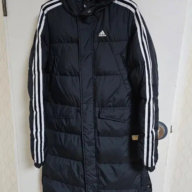 [BUNJANG] Adidas Unisex Down Long Padded Jacket / 아디다스 남녀공용 오리털 롱패딩 (729