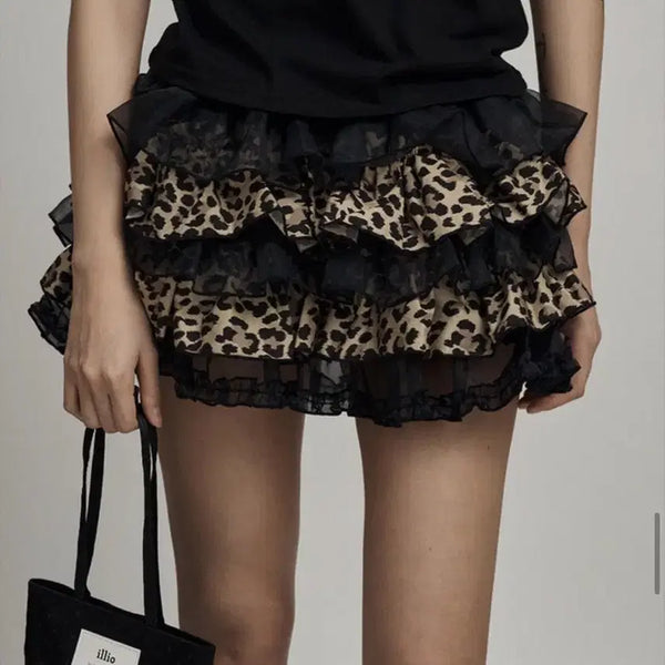 [BUNJANG] illio Leopard Tutu Shorts / (새상품) [illio 일리오] 레오파드 튜튜 쇼츠 LEOPARD TUTU SHORTS