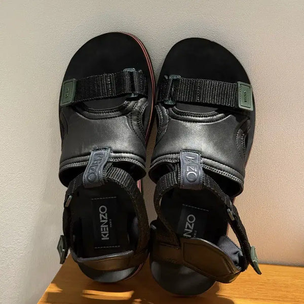 [BUNJANG] Kenzo Papaya Platform Sporty Sandals Black / 겐조 KENZO Papaya 플랫폼 샌들