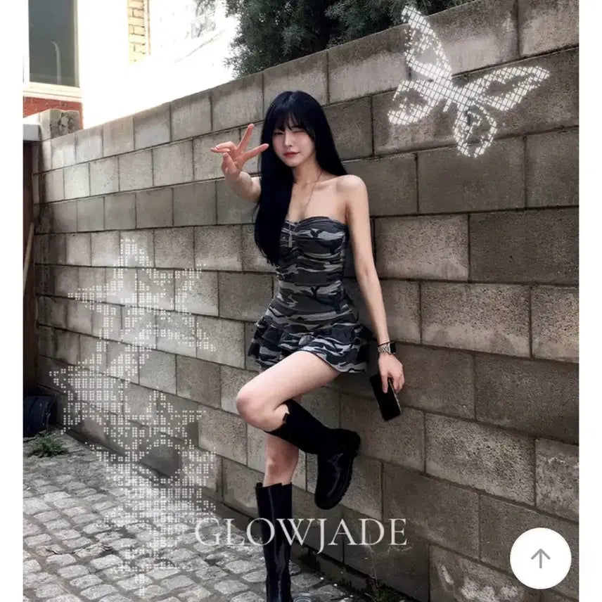[BUNJANG] Max Camo Military Top and Bottom Set (Built-in Cups) / 맥스 카모 밀리터리 상하의 세트(캡내장)