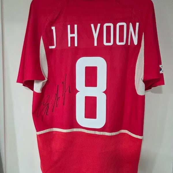 [BUNJANG] Yoon Jung-hwan Signed South Korea National Team Replica Jersey / 윤정환 대한민국 국가대표 국대 싸인 유니폼 인천유나이티드