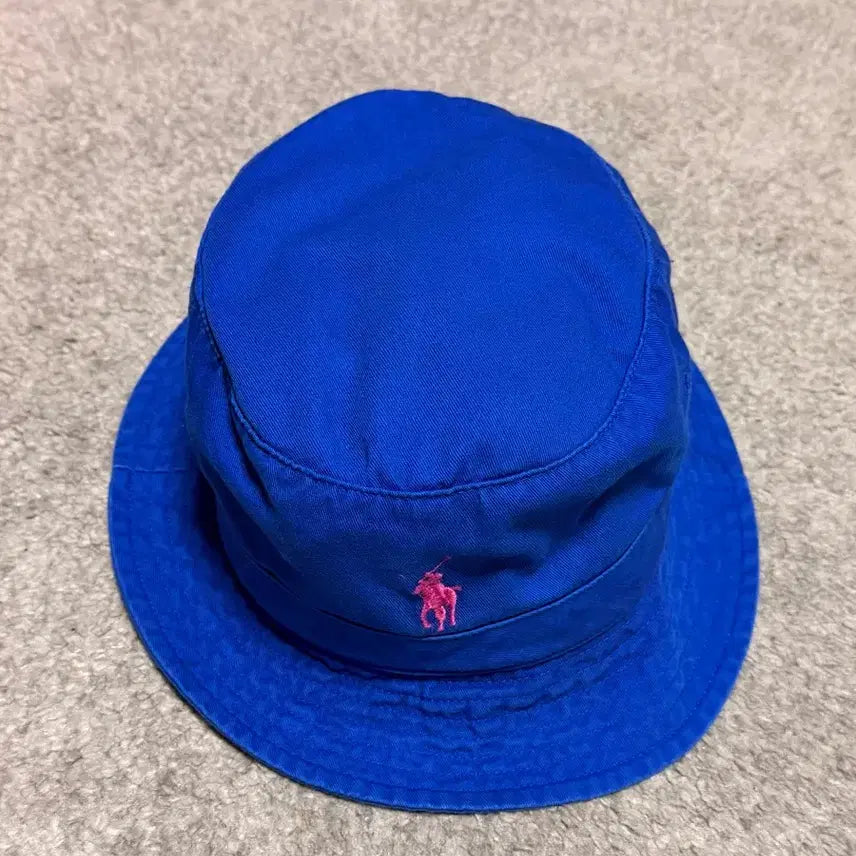 [BUNJANG] Polo Ralph Lauren Cotton Chino Bucket Hat Blue / 폴로 랄프로렌 코튼 치노 버킷햇 블루 (L/XL)