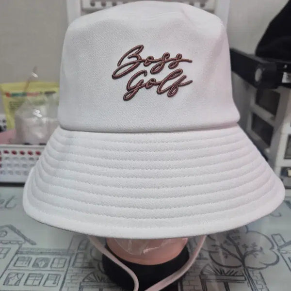 [BUNJANG] Boss Golf Bucket Hat White / Boss Golf 버킷햇 화이트
