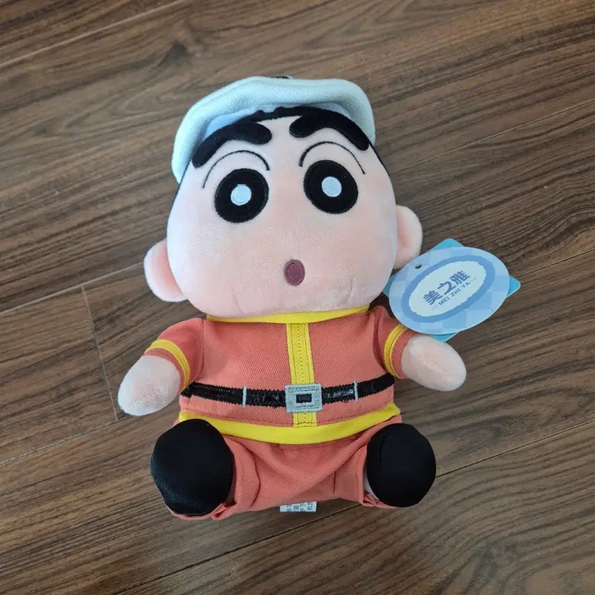 [BUNJANG] Crayon Shinchan Plush Dolls Set (Firefighter & Frog Raincoat) / [새상품] 짱구는 못말려 봉제인형 2종 일괄 판매 (소방관 짱구 + 개구리 우비 짱구)