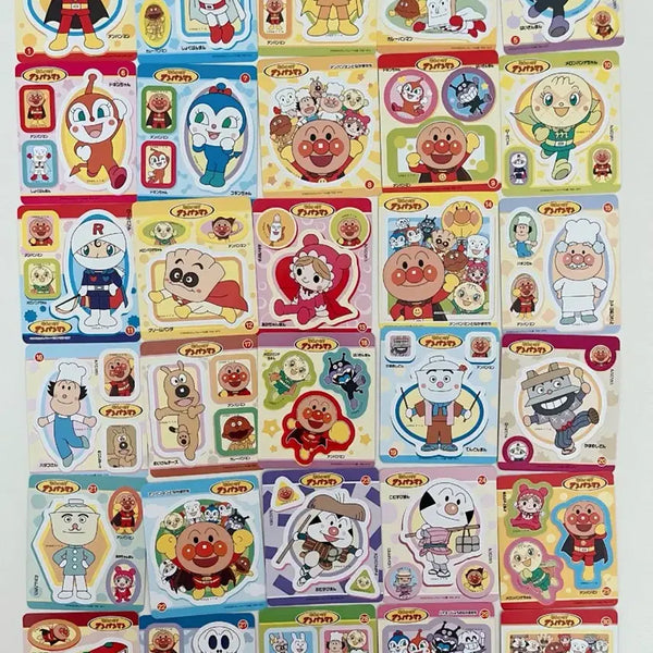 [BUNJANG] Classic Anpanman Sticker Full Set (1-30) / 고전 호빵맨 스티커 1-30 풀세트