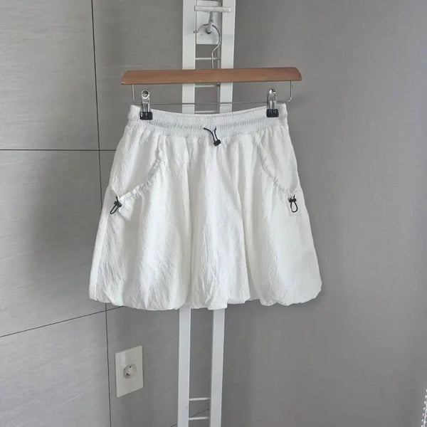 [BUNJANG] Egoist White Culotte Mini Skirt / 에고이스트 화이트 큐롯 스커트
