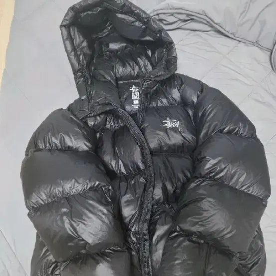 [BUNJANG] Stussy 800 Fill Padded Jacket Black / 스투시 패딩