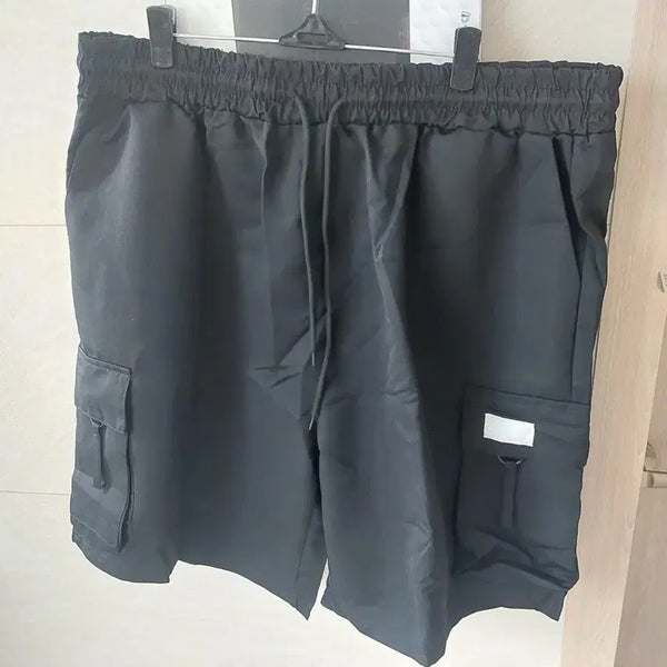 [BUNJANG] Black Cargo Shorts XXXL / 블랙 카고 반바지 XXXL 새상품