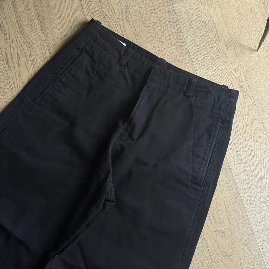 [BUNJANG] IL Black Cotton Pants Size 48 / 아이엘 블랙 팬츠