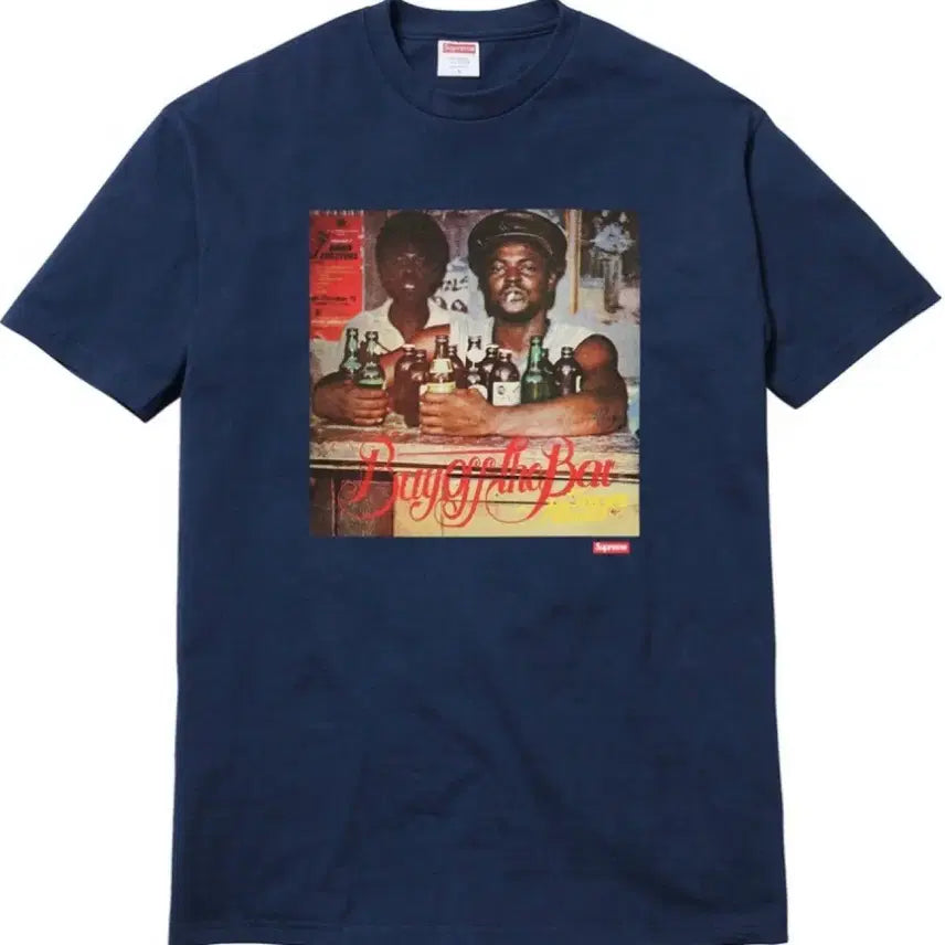 [BUNJANG] Supreme 17SS Buy Off The Bar T-Shirt Navy L / (L)슈프림 17SS Buy Off The Bar 티셔츠 네이비
