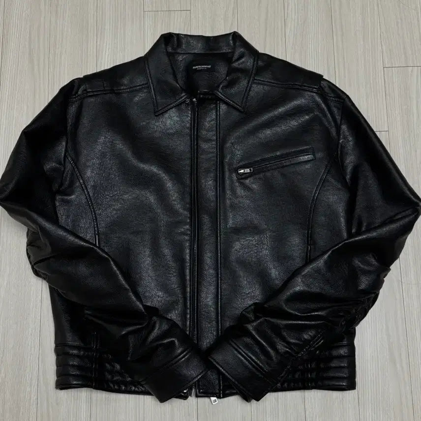 [BUNJANG] Archive Perking Leather Jacket / [2] 파아카이브 퍼커링 레더 자켓