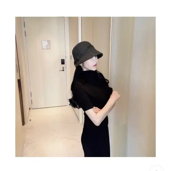 [BUNJANG] De Bella Daily Buckle Line Wool Cloche Hat / (26000>15000) 에이블리 드벨라 데일리 버클 라인 울 클로슈 햇