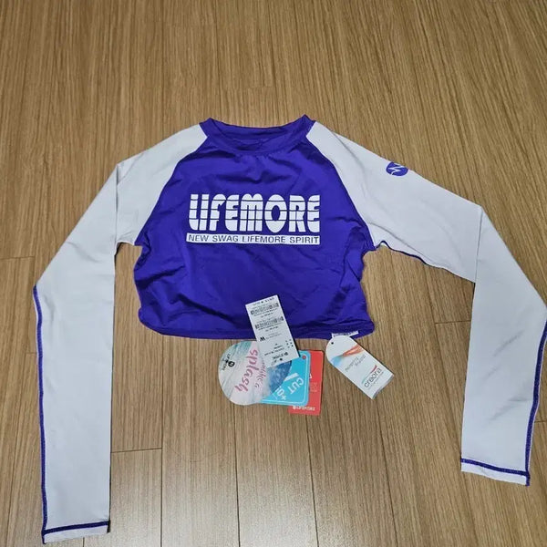 [BUNJANG] Rash Guard Crop Top S Size / 새제품   래쉬가드 크롭 S