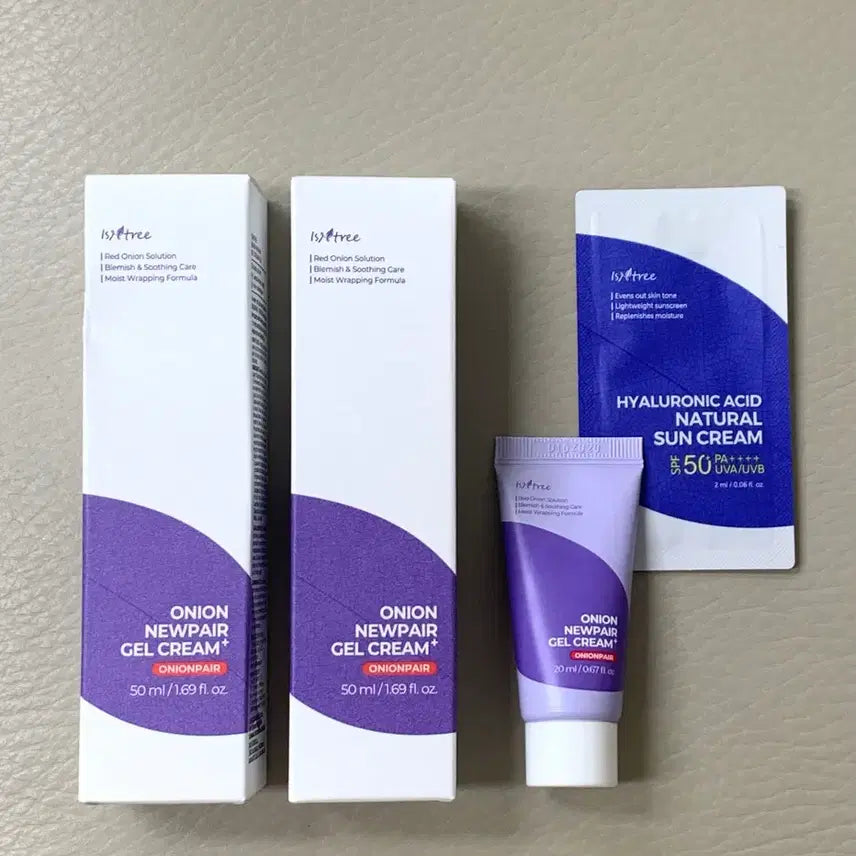 [BUNJANG] Isntree Onion Clearing Cream 50ml + 20ml Set / 새상품) 이즈앤트리 어니언겔크림 50ml+20ml