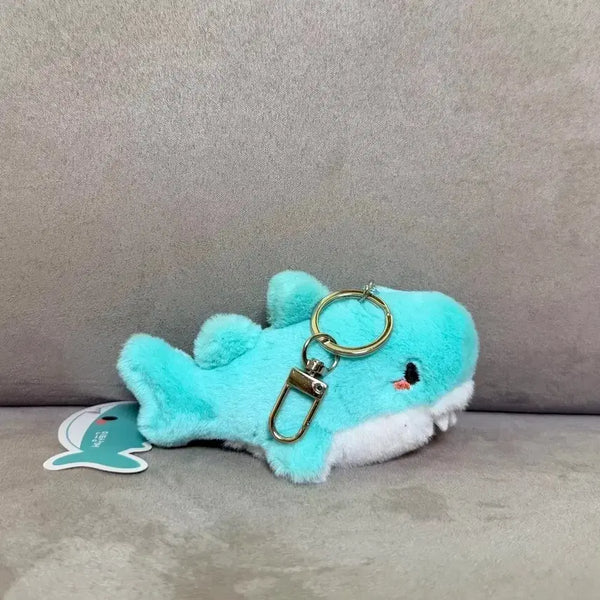[BUNJANG] Mint Shark 8cm Plush Keychain / 민트 상어 보들 8cm 키링 인형