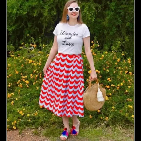 [BUNJANG] Uniqlo Marimekko Linen Skirt / uniqlo 마리메꼬 린넨 스커트