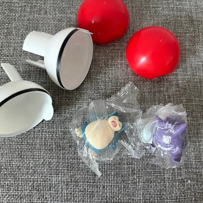 [BUNJANG] Pokemon Monster Ball Drinks Figure Bundle Set / 포켓몬 몬스터볼 음료수 피규어 잠만보 팬텀 일괄