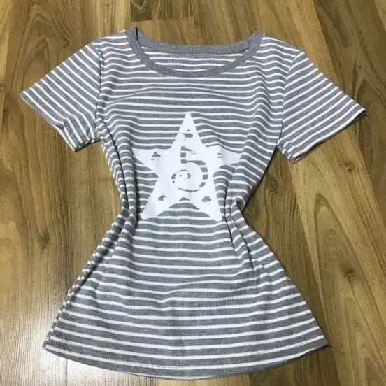 [BUNJANG] Slim Fit Short Sleeve T-Shirt / 슬림핏 반팔