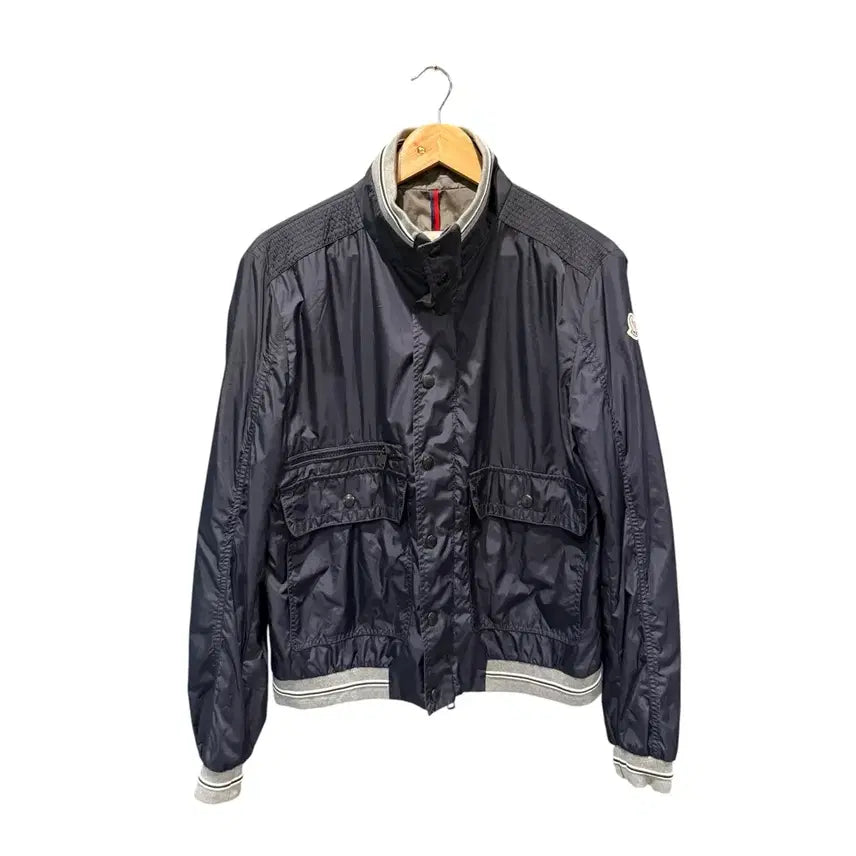[BUNJANG] Moncler Navy Windbreaker Zip-Up Size 2 / 2 / 몽클레어 네이비 바람막이 집업