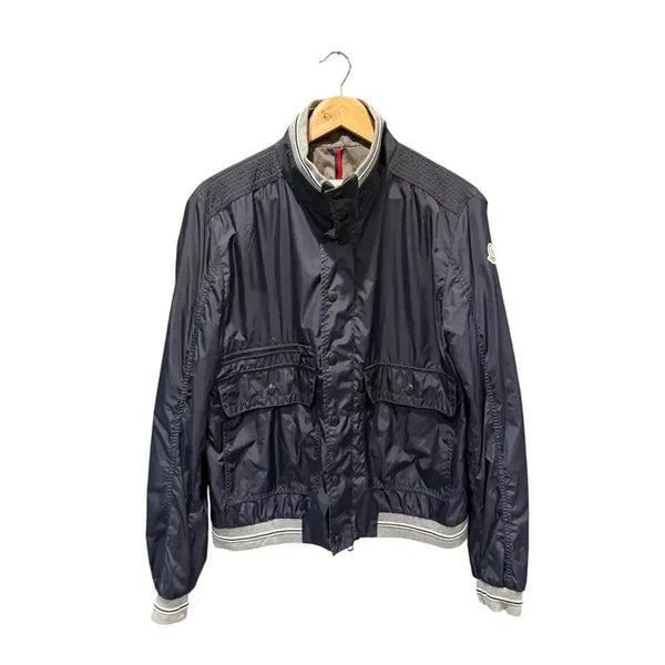 [BUNJANG] Moncler Navy Windbreaker Zip-Up Size 2 / 2 / 몽클레어 네이비 바람막이 집업