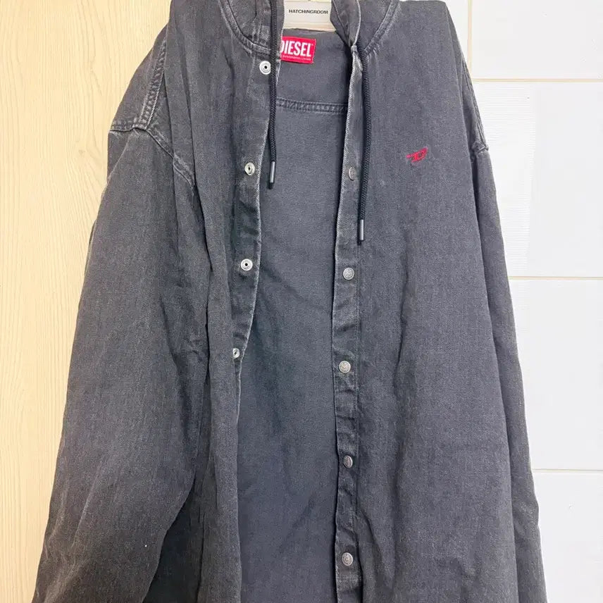 [BUNJANG] Diesel D-DEWNY Hooded Denim Jacket M / 디젤 D-DEWNY 후드 데님 자켓 M