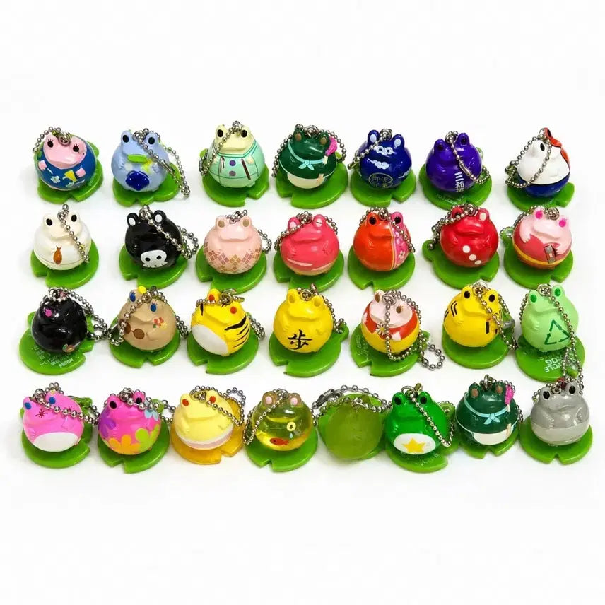 [BUNJANG] FrogStyle Strawberry Cake Keychain Bundle Set / 프로그스타일 키링 딸기케이크 레어 프로그스타일 희기  프로그 36개 일괄