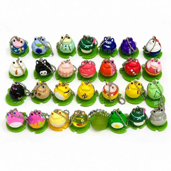 [BUNJANG] FrogStyle Strawberry Cake Keychain Bundle Set / 프로그스타일 키링 딸기케이크 레어 프로그스타일 희기  프로그 36개 일괄