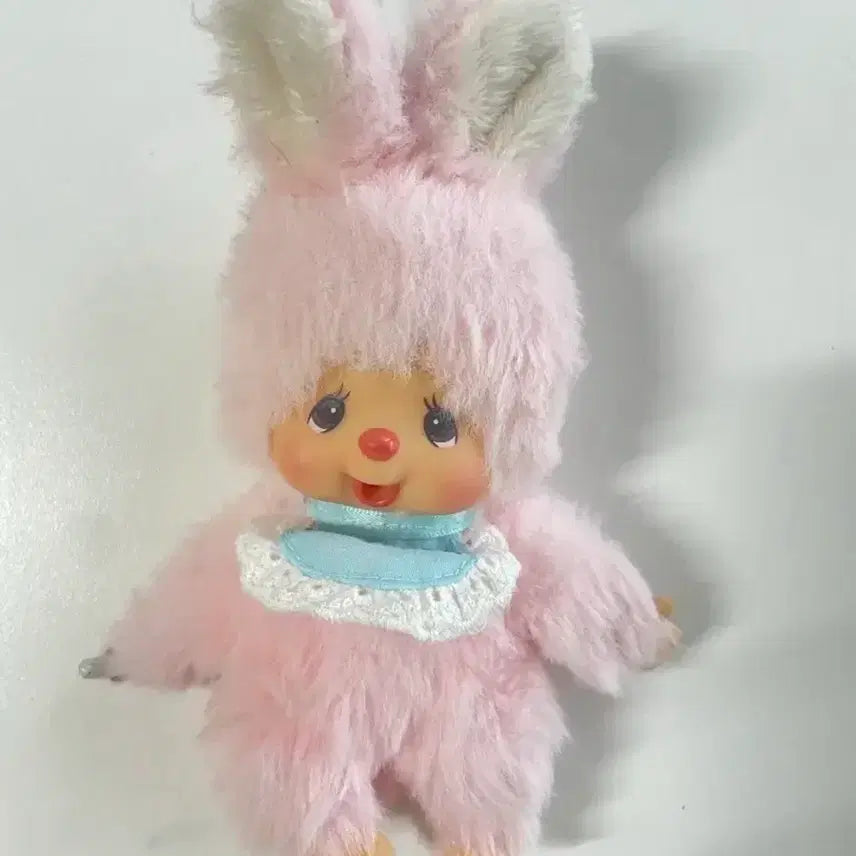 [BUNJANG] Sekiguchi Monchhichi Chimutan Rabbit Keyring / 세키구치 몬치치 치무탄 키링 인형 가방고리 chimutan 핑크 토끼