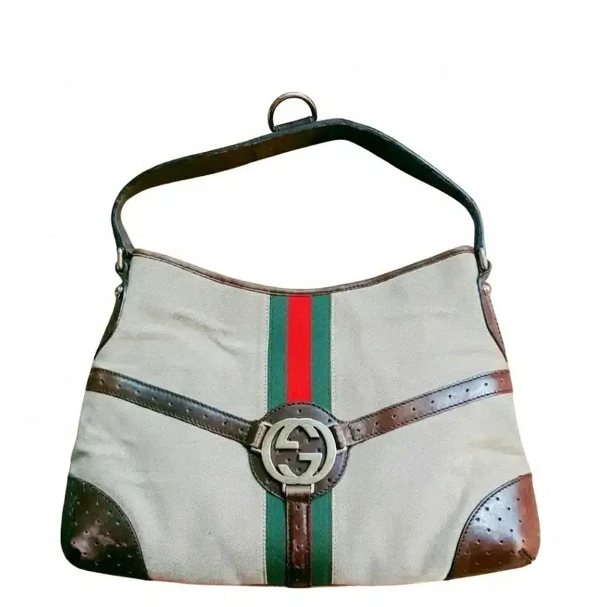 [BUNJANG] Gucci Signature Cherie Line Interlocking GG Shoulder Bag / [100% 정품] 구찌(GUCCI) 시그니처 쉐리라인 인터로킹 GG 숄더백