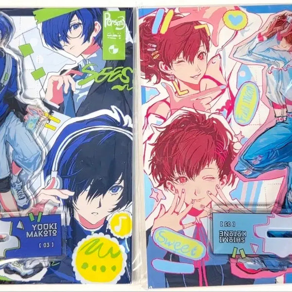 [BUNJANG] Persona 3 Protagonist Hamuko Unofficial Acrylic Stand Bundle Set / 페르소나3 주인공 햄코 비공식 아크릴 스탠드 일괄