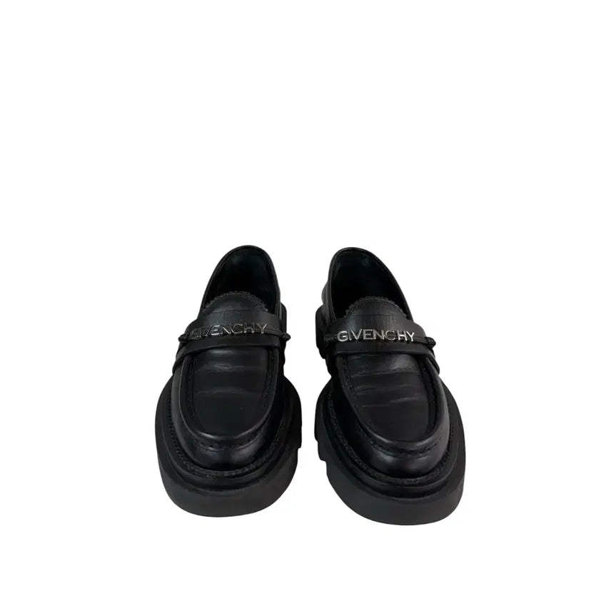 [BUNJANG] Givenchy Black Logo Loafers / 35 / 지방시 로고 블랙 로퍼