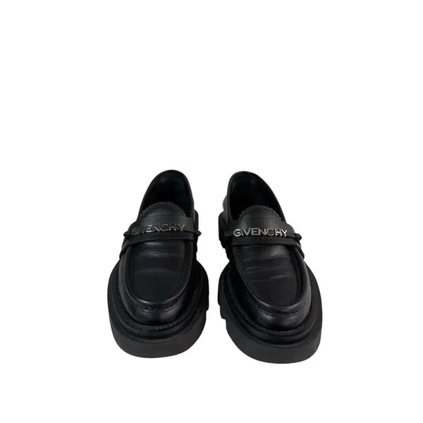 [BUNJANG] Givenchy Black Logo Loafers / 35 / 지방시 로고 블랙 로퍼