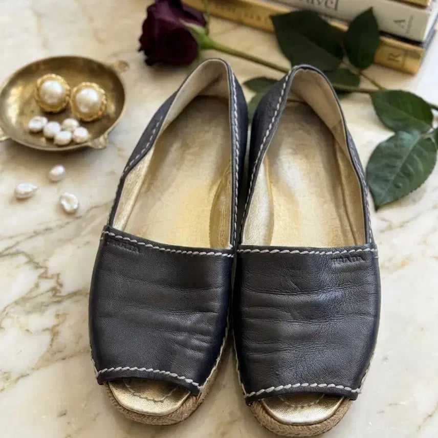[BUNJANG] Prada Women's Espadrilles Navy / 프라다 여성 에스파듀 네이비
