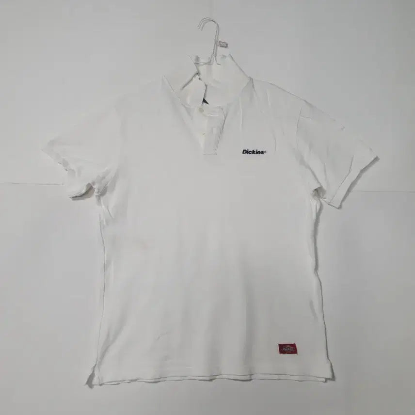 [BUNJANG] Dickies Short-Sleeve Polo Shirt White / 디키즈 반팔 카라티 화이트 0372