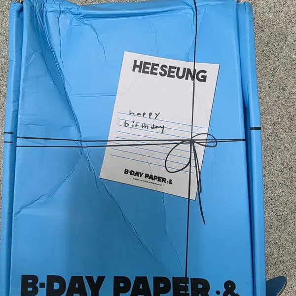 [BUNJANG] ENHYPEN Heeseung B-DAY PAPER Set / 엔하이픈(ENHYPEN) 멤버 희승의 생일을  'B-DAY PAPER' 세트
