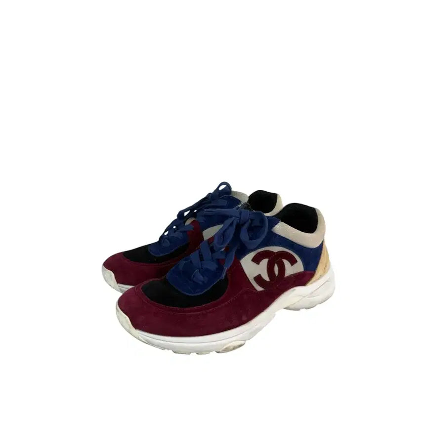 [BUNJANG] Chanel Multicolor Logo Sneakers Size 36.5 / 36.5 / 샤넬 멀티컬러 로고 스니커즈
