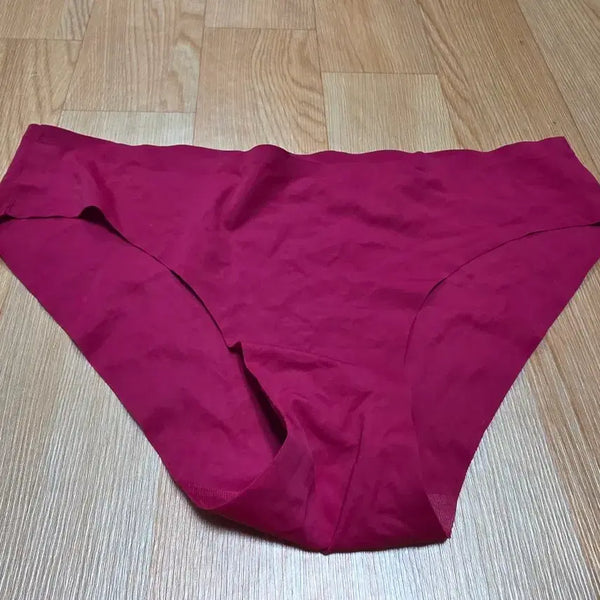 [BUNJANG] Seamless Red Women's Underwear Panties (Size S-M) / 심리스 레드 여자 팬티 여성 중고 속옷 07293