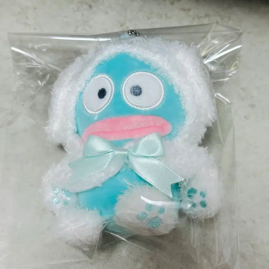 [BUNJANG] Sanrio Hangyodon Fuwa Fuwa Plush Keychain / 산리오 한교동 무뉴구루미 후와후와 인형 키링[일본제품]