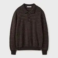 [BUNJANG] Branded Hard Twist Polo Knit L / 브랜디드 하드트위스트 폴로니트 L