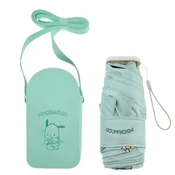 [BUNJANG] Pochacco 5-Section Folding Umbrella with Case / 포차코 우산 5단우산 납작 50 투게더 암막코팅우산 OUHKU50015
