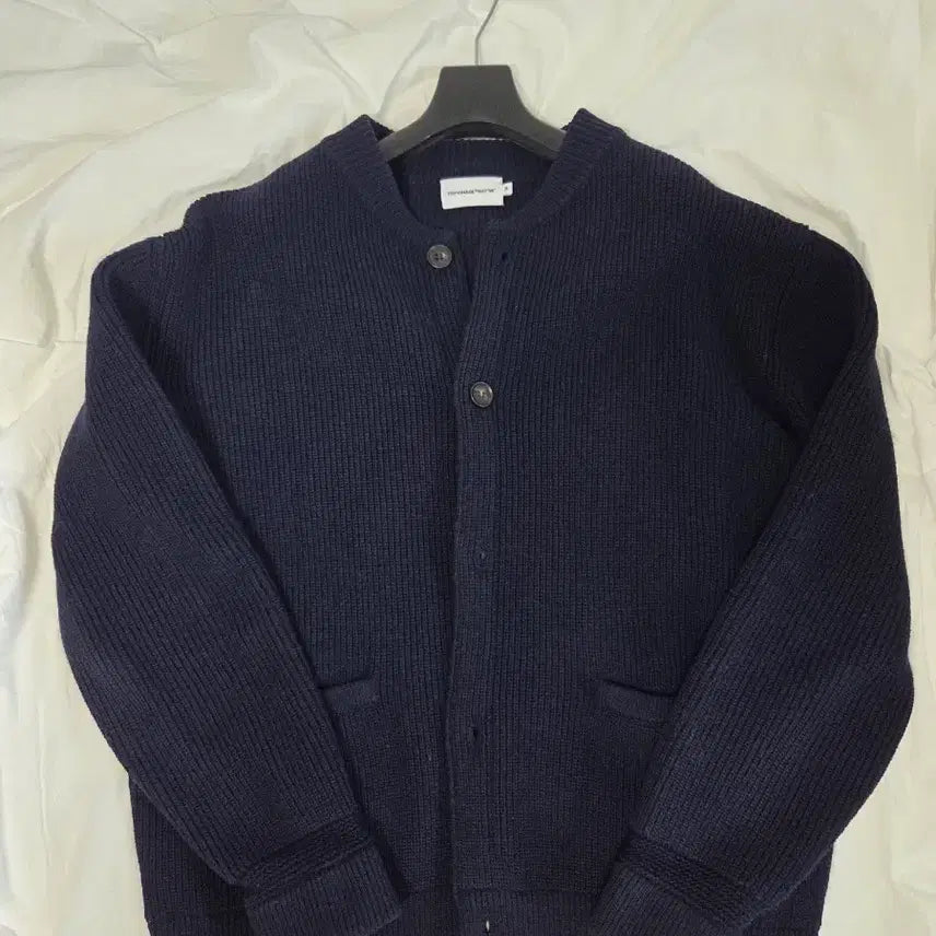 [BUNJANG] Espionage Miller Heavyweight Cardigan Navy / M) 에스피오나지 밀러 헤비웨이트 가디건 네이비